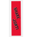 SHAKE JUNT GRIP PLAQUE RED BLACK 9X33