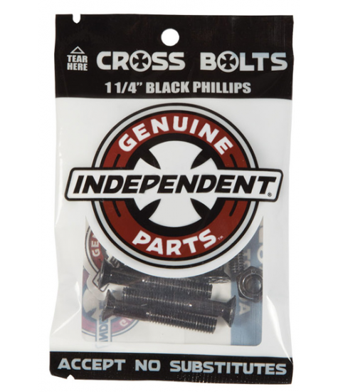 INDEPENDENT VISSERIE (JEU DE 8) GP PHILLIPS 1.25 POUCE BLACK