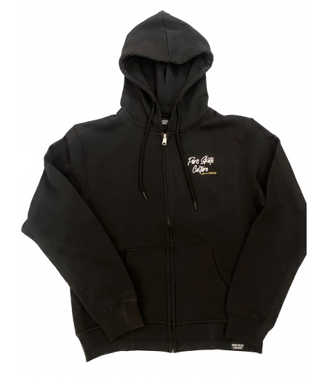 PARIS SKATE CULTURE - SWEAT ZIP - BLACK - M