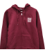 PARIS STREET CULTURE - SWEAT ZIP - DARK RED