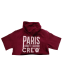 PARIS STREET CULTURE - SWEAT ZIP - DARK RED