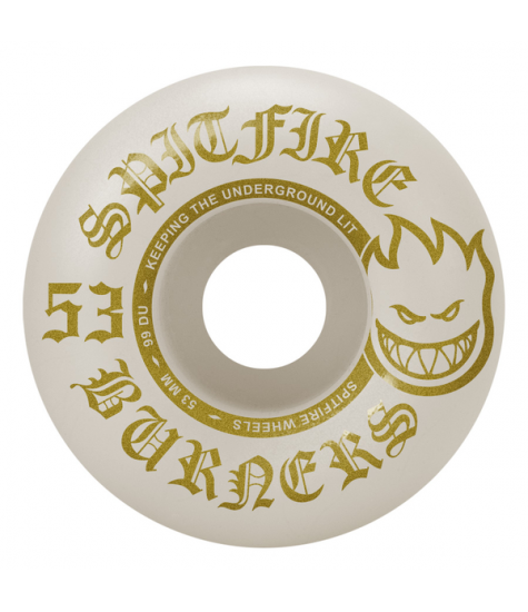 SPITFIRE WHEELS (JEU DE 4) 53MM BURNER 99DU GOLD