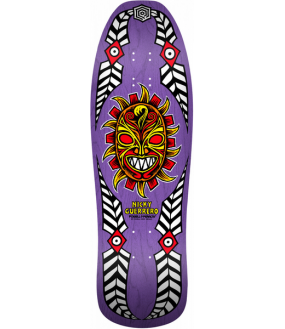 POWELL PERALTA DECK REISSUE GUERRERO MASK PURPLE 10.0 X 31.7