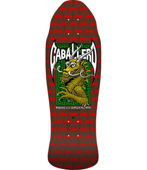 POWELL PERALTA DECK REISSUE CAB STREET 9.6 X 29.75 RED BROWN