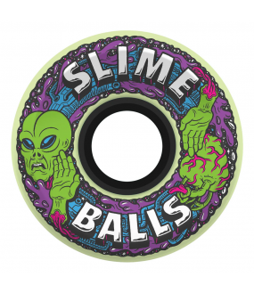 SLIME BALLS ALIEN OG GLOW IN THE DARK 60MM 78A