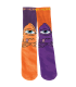 TOY MACHINE CHAUSSETTES (SOCKS) BORED SECT CREW PURPLE ORANGE