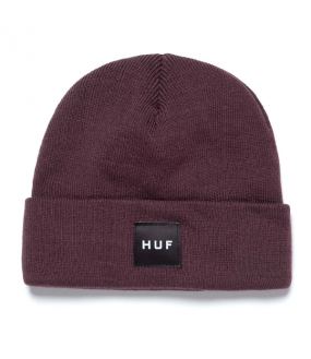 HUF BEANIE ESSENTIALS BOX LOGO WINE