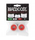 BUSHING HARD CORE BARREL 88A SET OF 2 WHITE/RED