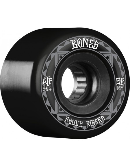 BONES WHEELS (JEU DE 4) ATF 56MM ROUGH RIDERS