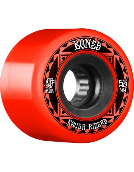 BONES WHEELS (JEU DE 4) ATF 56MM ROUGH RIDERS