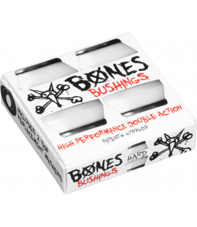 BONES BUSHINGS (JEU DE 4 GOMMES) HARD WHITE