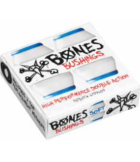 BONES BUSHINGS (JEU DE 4 GOMMES) SOFT WHITE