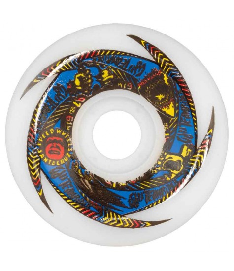 OJ WHEELS (JEU DE 4) 61MM OJ II TEAM RIDER OG WHITE